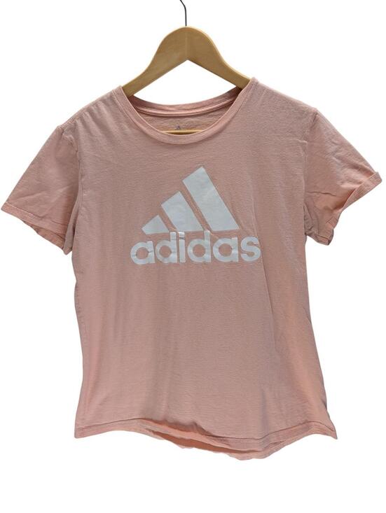 adidas Tops - adidas Amplifier Tee Pink/Peach Logo Graphic T-Shirt Size L